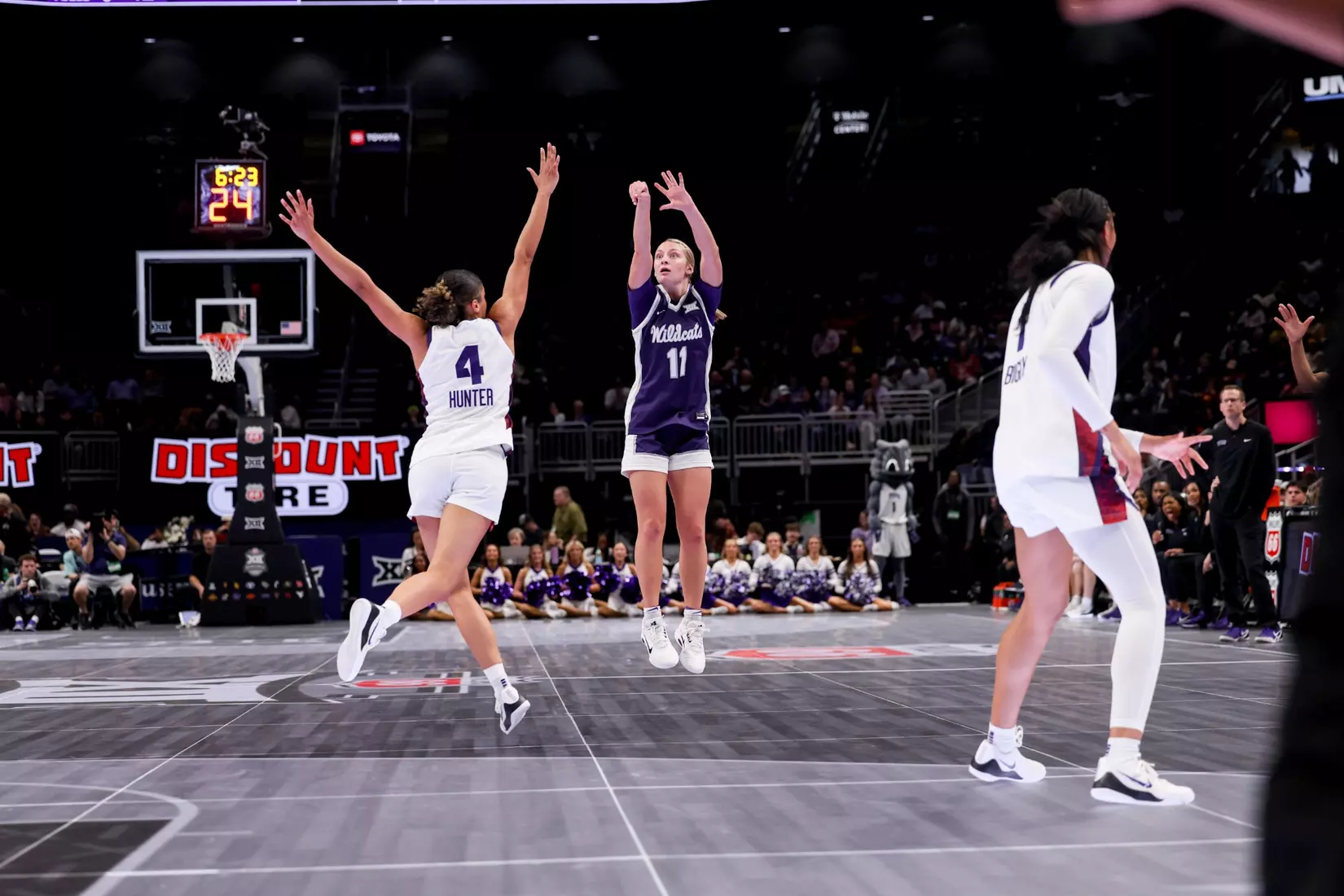 K-State Women's Basketball vs TCU - 2026 Big 12 Women's Basketball Tournament Semifinal - T-Mobile Center - Kansas City, Missouri - Final Score: KSU 62, TCU 74