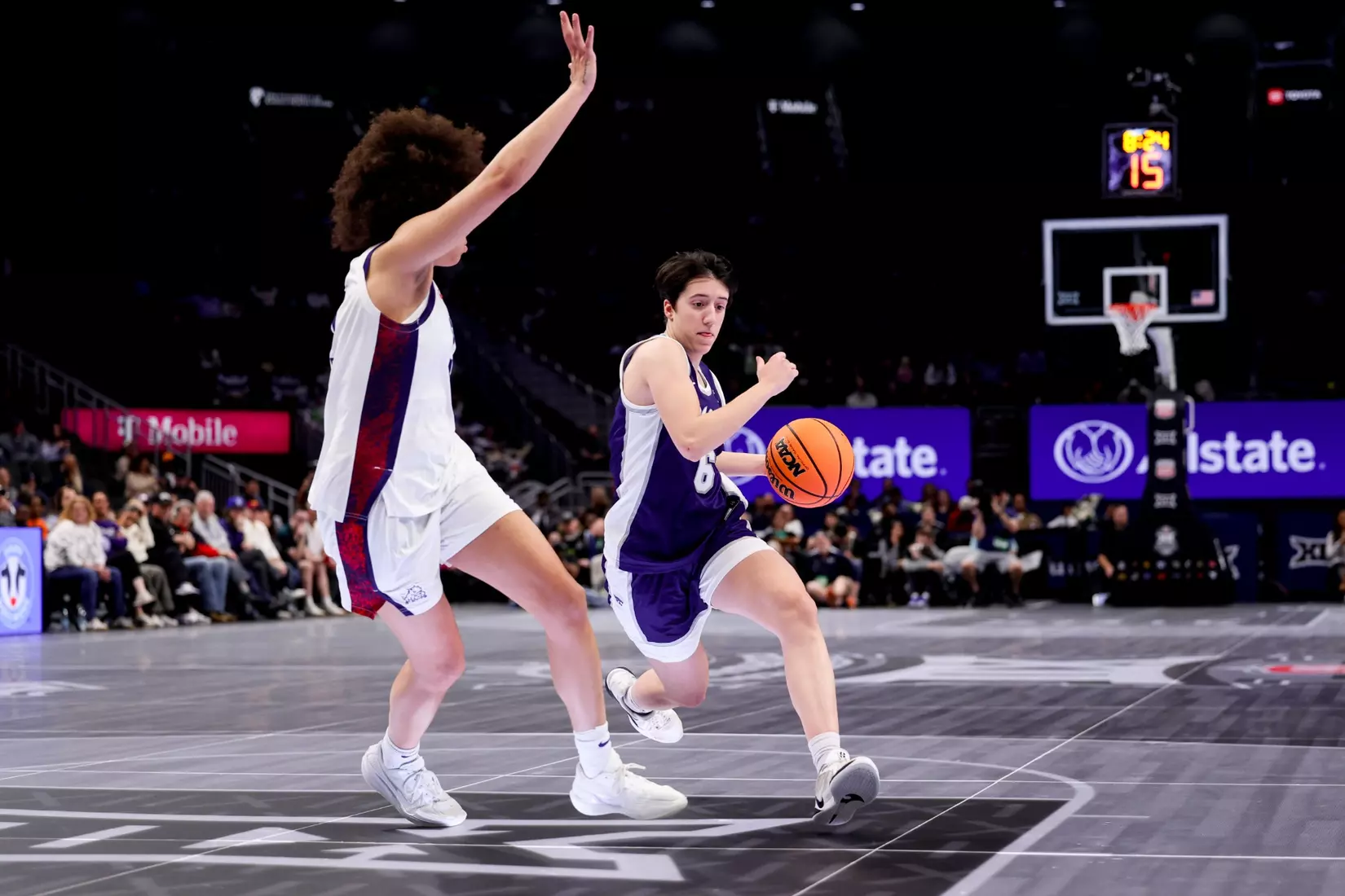K-State Women's Basketball vs TCU - 2026 Big 12 Women's Basketball Tournament Semifinal - T-Mobile Center - Kansas City, Missouri - Final Score: KSU 62, TCU 74