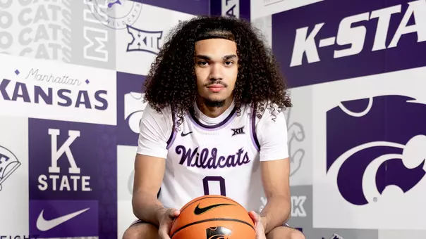 K-State Men's Basketball Recruit, April 19, 2026.
(Photo: Will Huster/K-State Sports)