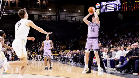 K-State Men's Basketball vs. University of Colorado , February 25, 2026. Final: KSU 70, CU 79.
(Photo: Will Huster/K-State Sports)