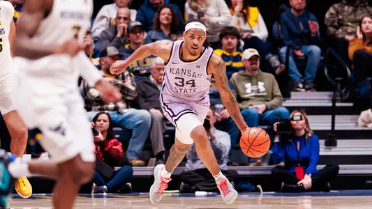 K-State Men's Basketball vs. West Virginia University, January 27, 2026. Final: KSU 54, WVU 59.
(Photo: Will Huster/K-State Sports)