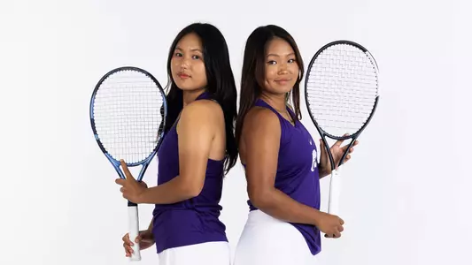 K-State Tennis vs. White Backdrop, {mmn} 9, 2026. .
(Photo: Cassidy Friend/K-State Sports)