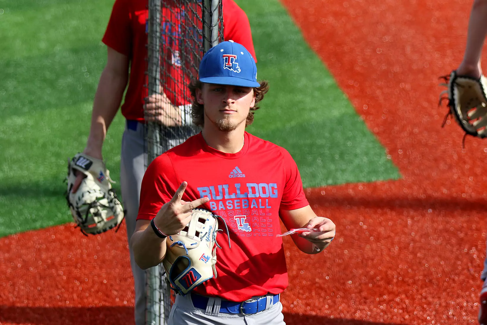 Tech baseball and softball teams practice for first time on their new fields of their new stadia on the Tech campus. The old faclities were destroyed by a 2019 tornado. Photo by TOM MORRIS/Tech Media Relations