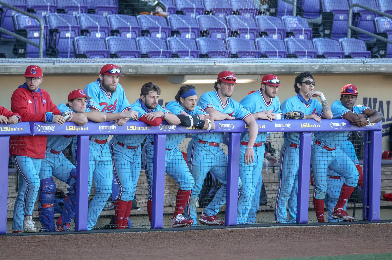 The Bulldogs fell 16-7 to No. 11 LSU on Monday, Feb. 22, at Alex Box Stadium.