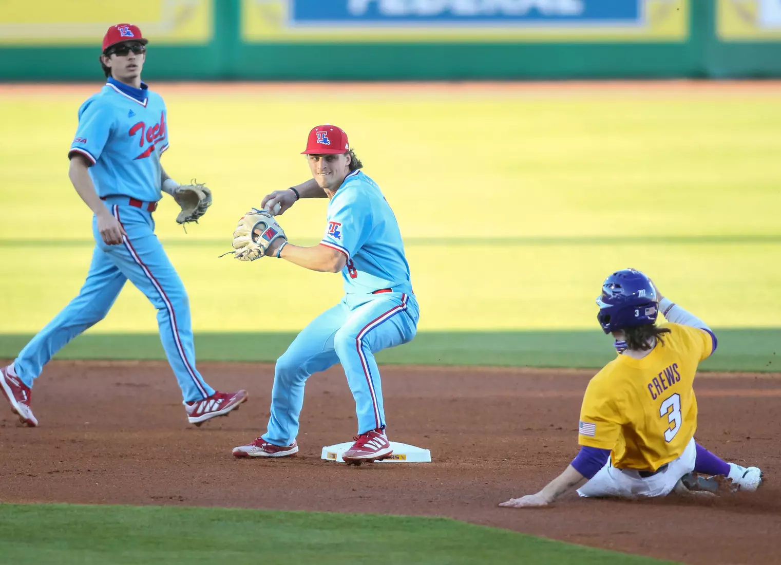 The Bulldogs fell 16-7 to No. 11 LSU on Monday, Feb. 22, at Alex Box Stadium.