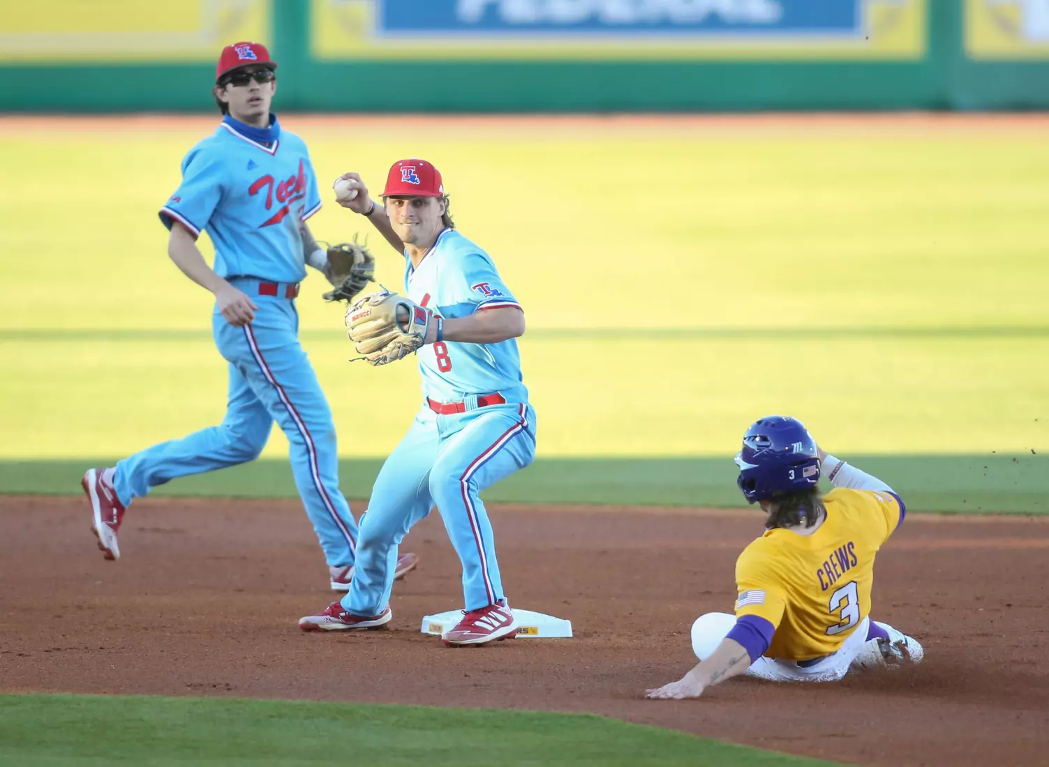 The Bulldogs fell 16-7 to No. 11 LSU on Monday, Feb. 22, at Alex Box Stadium.