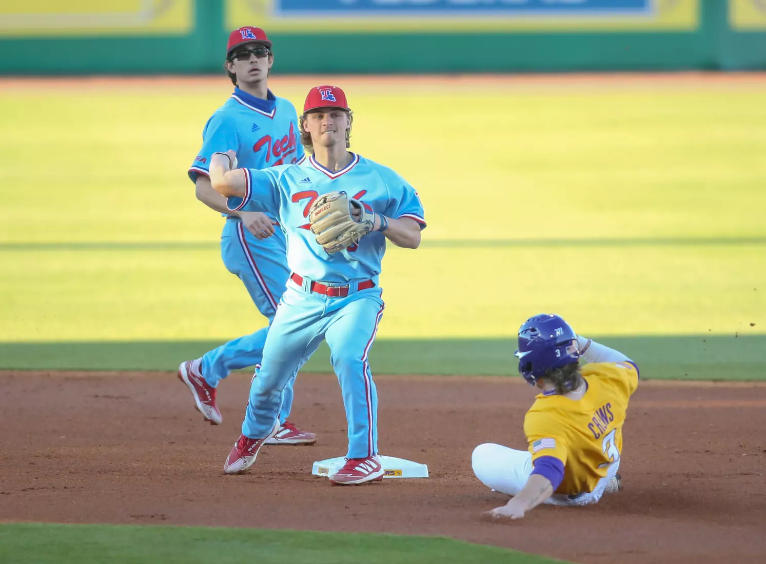 The Bulldogs fell 16-7 to No. 11 LSU on Monday, Feb. 22, at Alex Box Stadium.