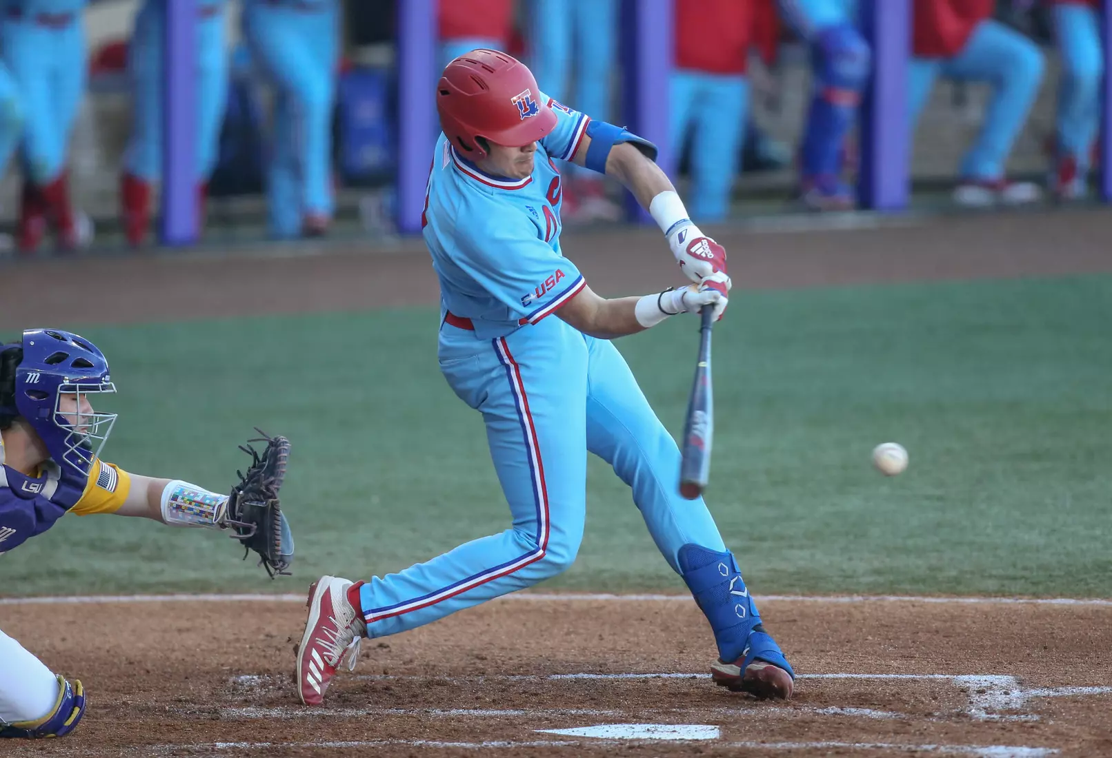 The Bulldogs fell 16-7 to No. 11 LSU on Monday, Feb. 22, at Alex Box Stadium.