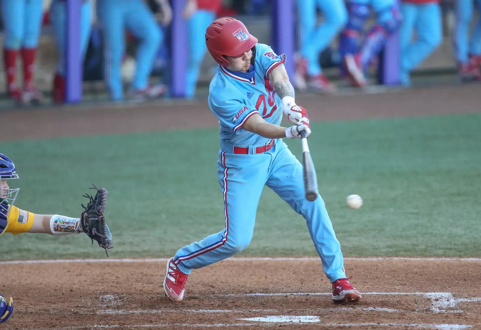 The Bulldogs fell 16-7 to No. 11 LSU on Monday, Feb. 22, at Alex Box Stadium.