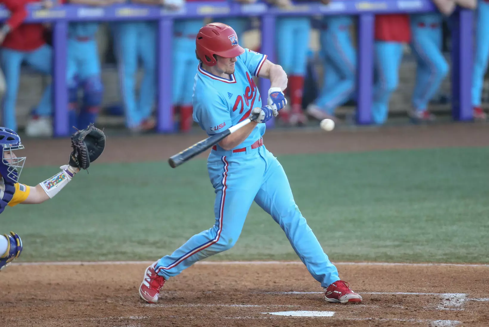 The Bulldogs fell 16-7 to No. 11 LSU on Monday, Feb. 22, at Alex Box Stadium.