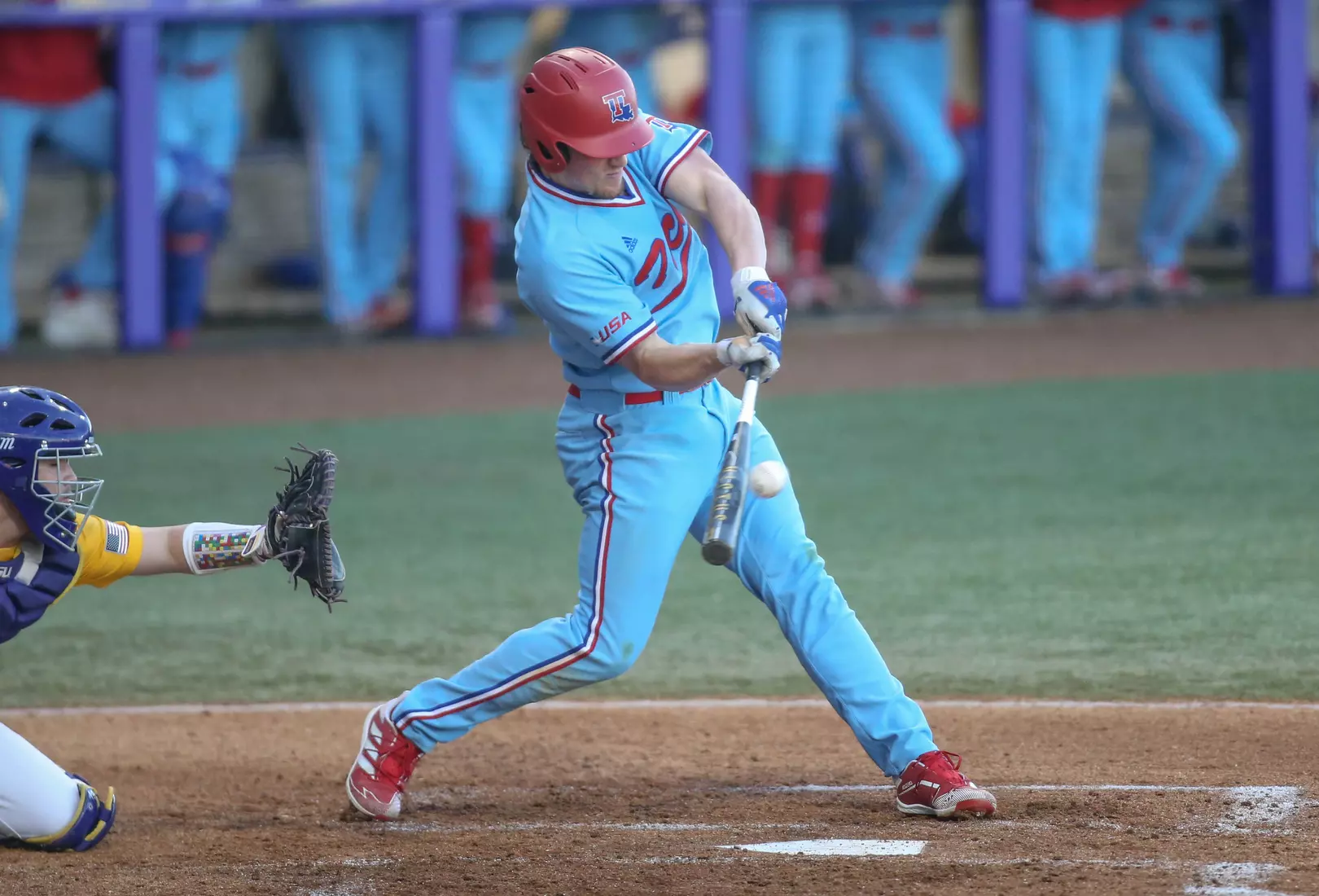 The Bulldogs fell 16-7 to No. 11 LSU on Monday, Feb. 22, at Alex Box Stadium.