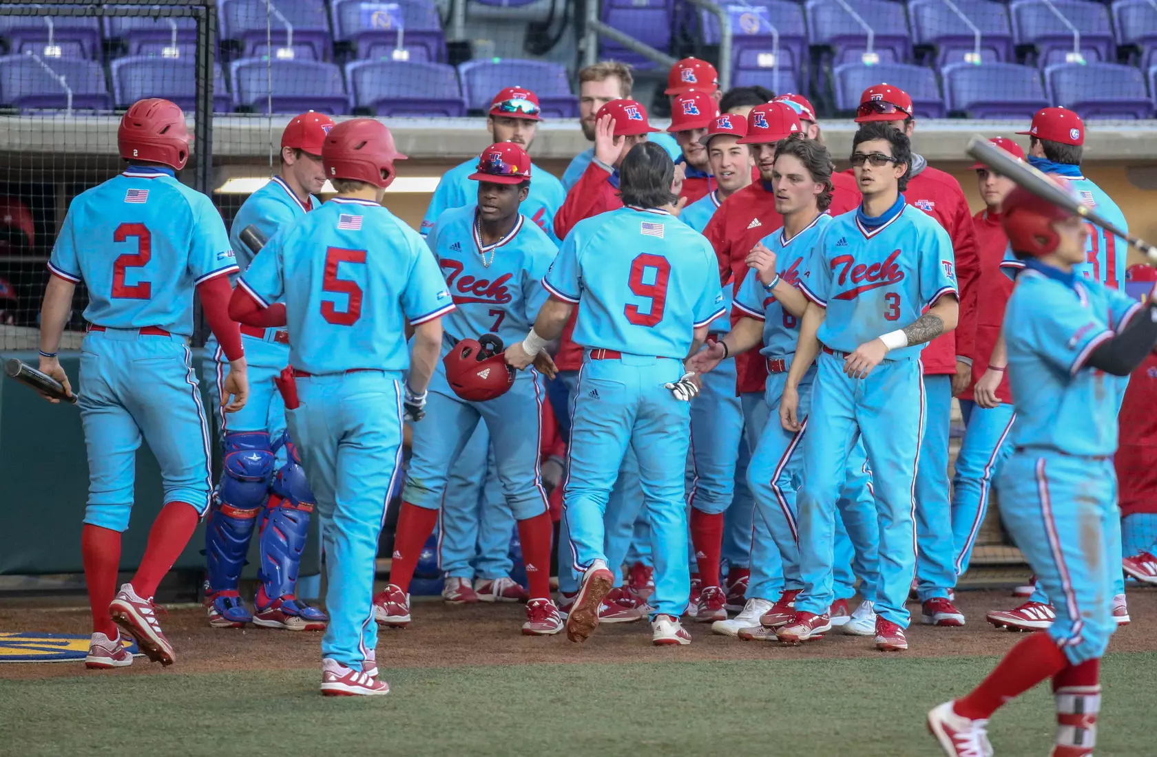 The Bulldogs fell 16-7 to No. 11 LSU on Monday, Feb. 22, at Alex Box Stadium.