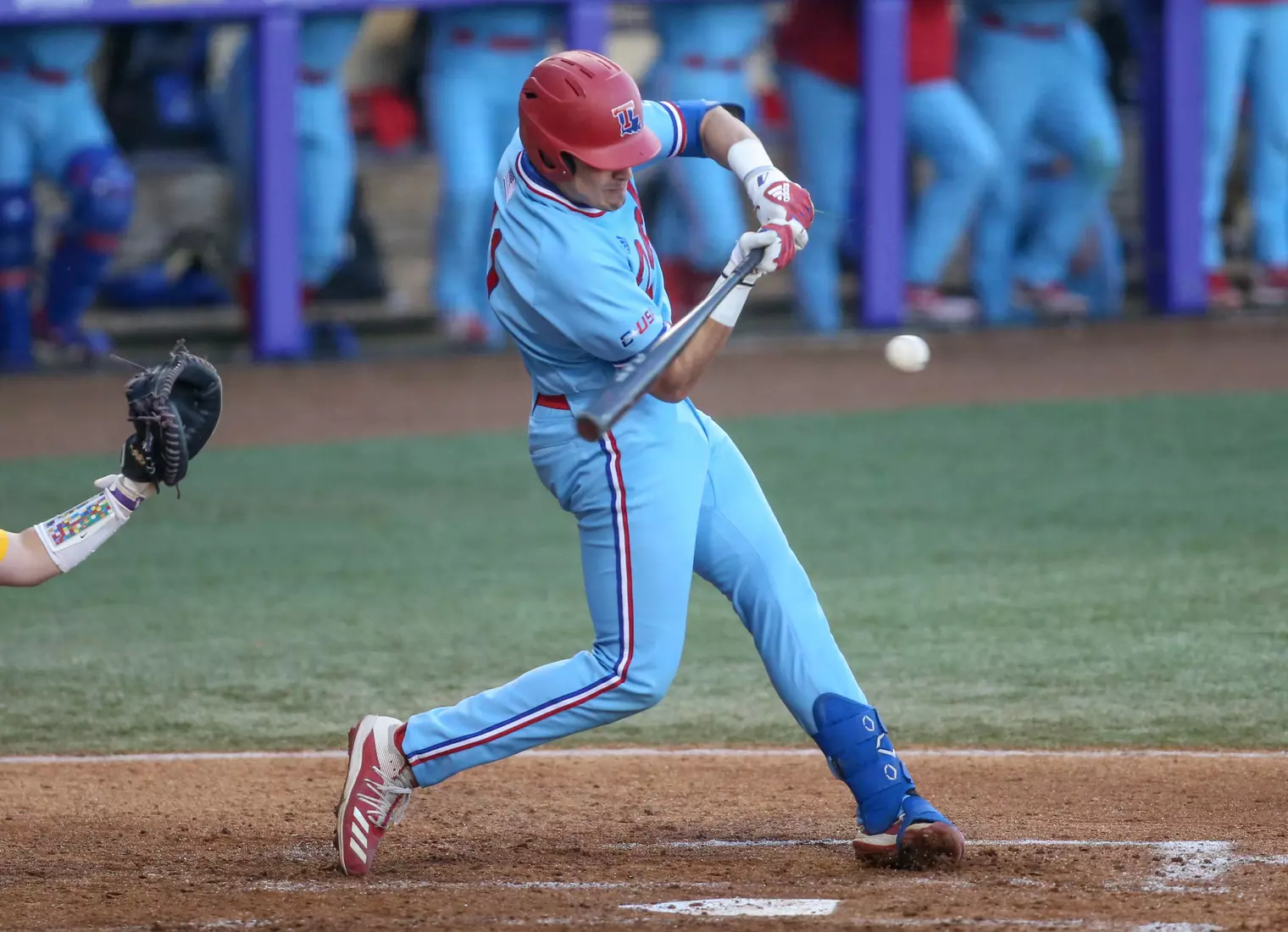 The Bulldogs fell 16-7 to No. 11 LSU on Monday, Feb. 22, at Alex Box Stadium.