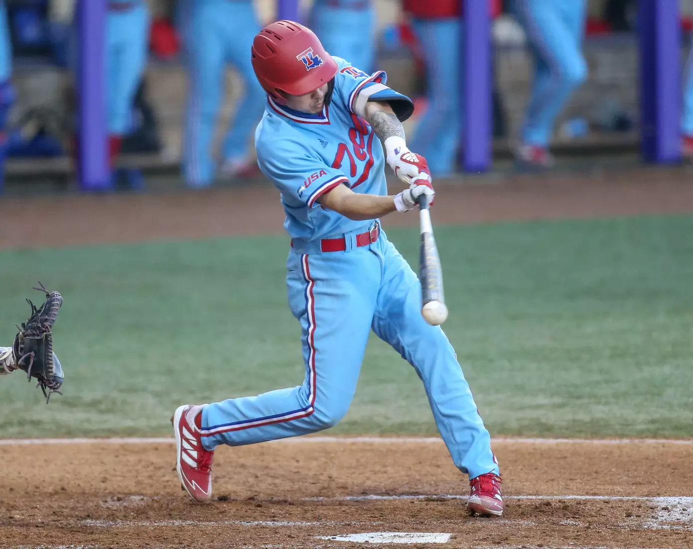 The Bulldogs fell 16-7 to No. 11 LSU on Monday, Feb. 22, at Alex Box Stadium.
