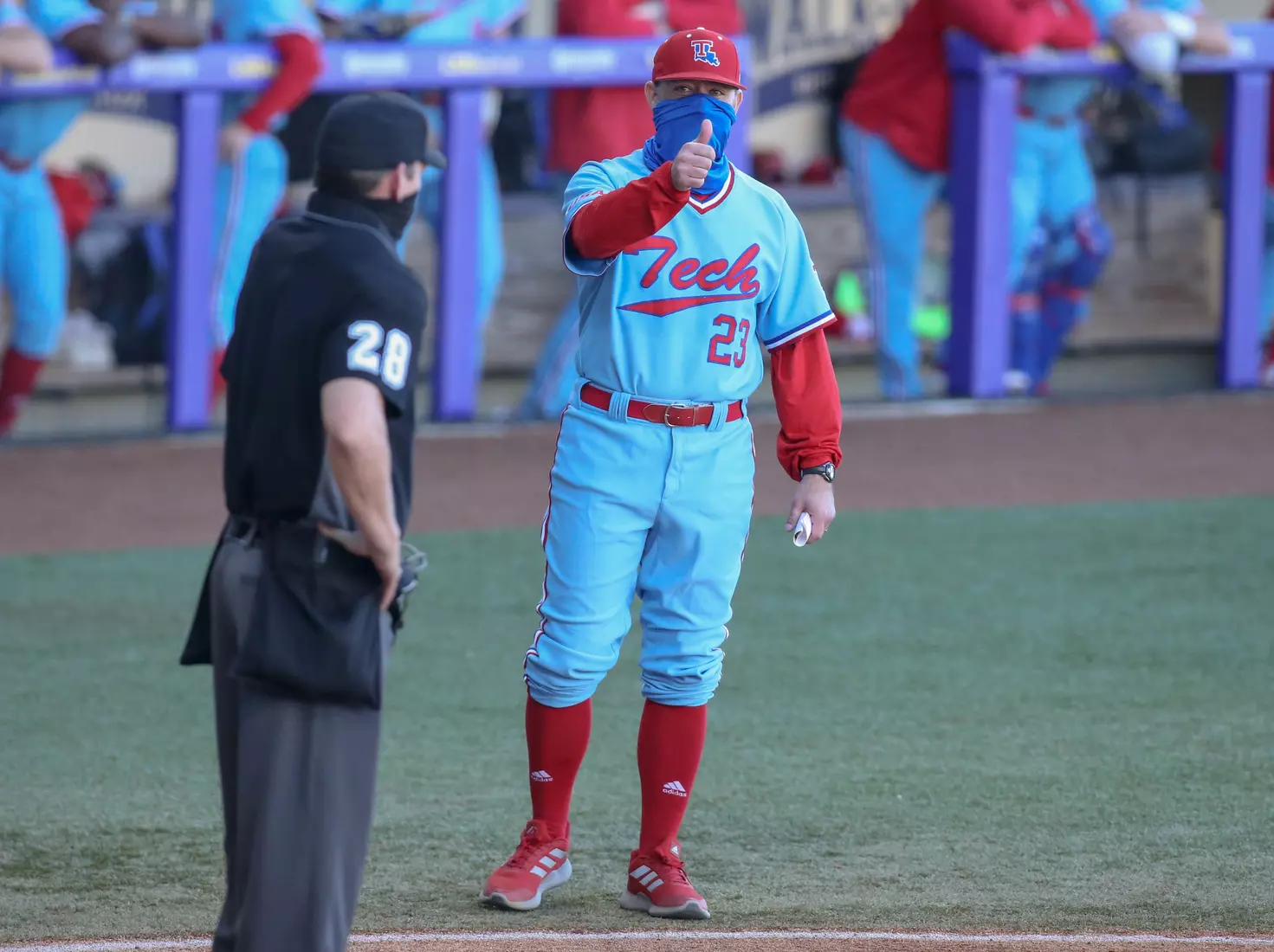 The Bulldogs fell 16-7 to No. 11 LSU on Monday, Feb. 22, at Alex Box Stadium.