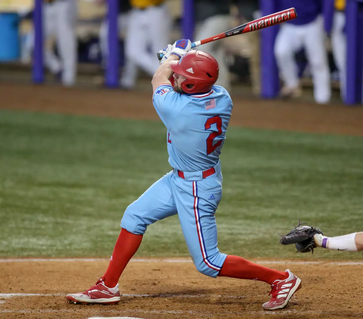 The Bulldogs fell 16-7 to No. 11 LSU on Monday, Feb. 22, at Alex Box Stadium.