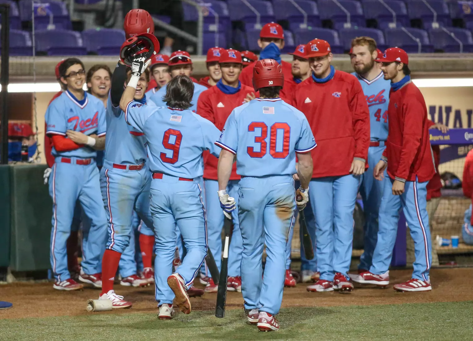 The Bulldogs fell 16-7 to No. 11 LSU on Monday, Feb. 22, at Alex Box Stadium.