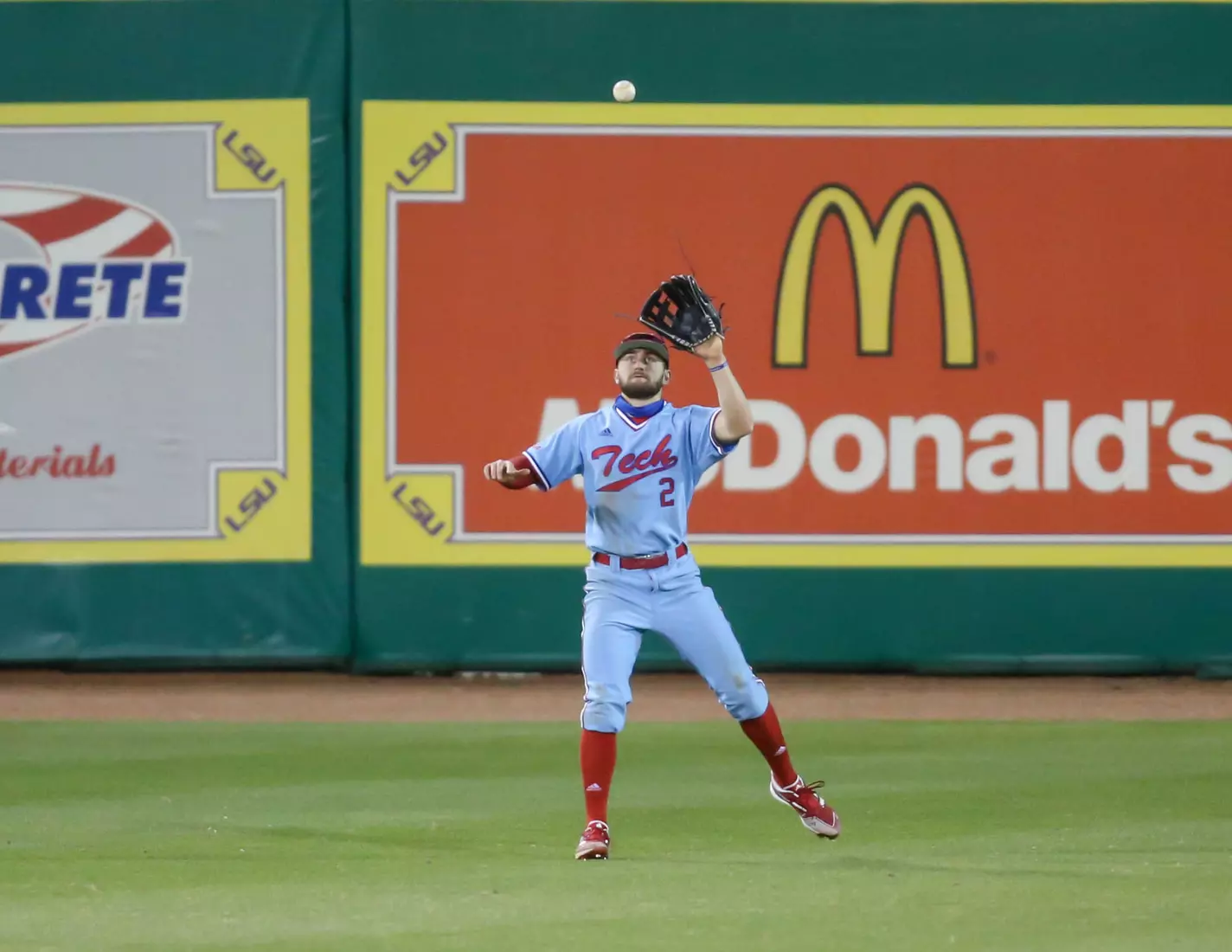 The Bulldogs fell 16-7 to No. 11 LSU on Monday, Feb. 22, at Alex Box Stadium.