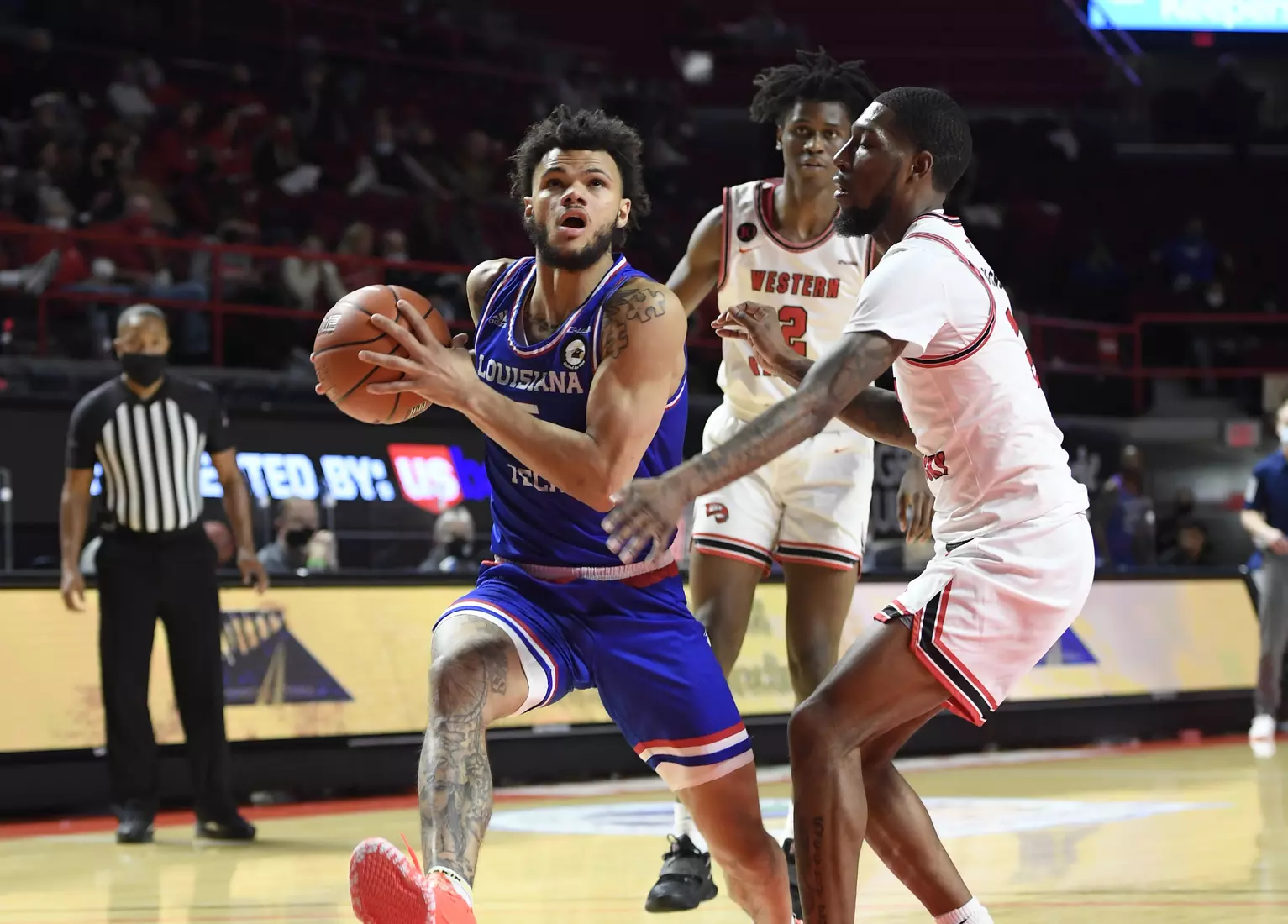 La Tech Bulldogs at WKU Hilltoppers, on January 8, 2021 at E.A. Diddle Arena in Bowling Green, KY