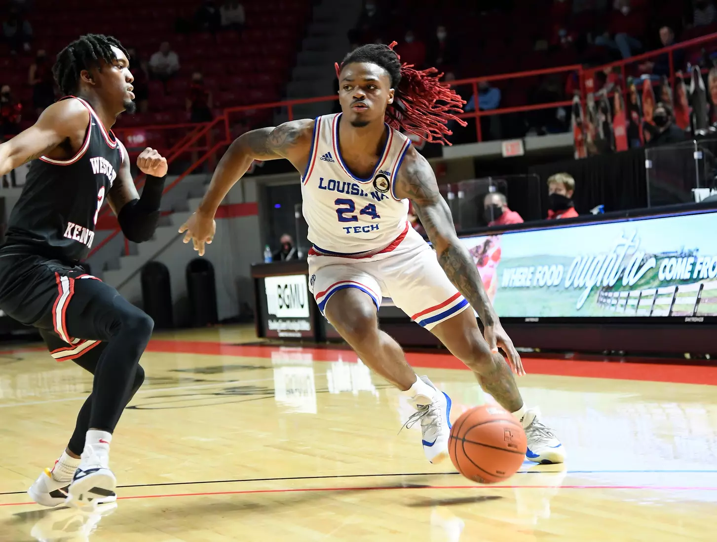 La Tech Bulldogs at WKU Hilltoppers, on January 9, 2021 at E.A. Diddle Arena in Bowling Green, KY