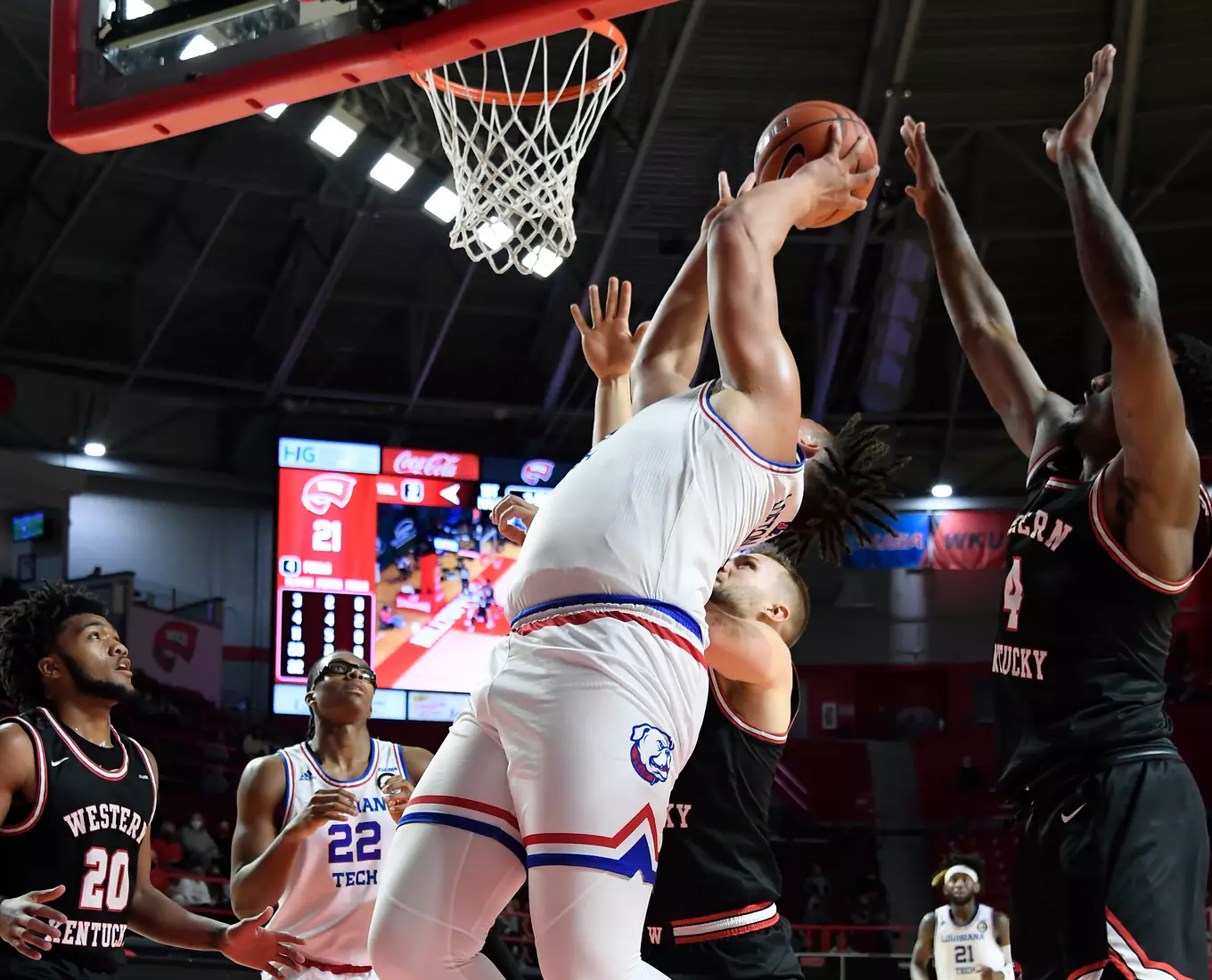 La Tech Bulldogs at WKU Hilltoppers, on January 9, 2021 at E.A. Diddle Arena in Bowling Green, KY