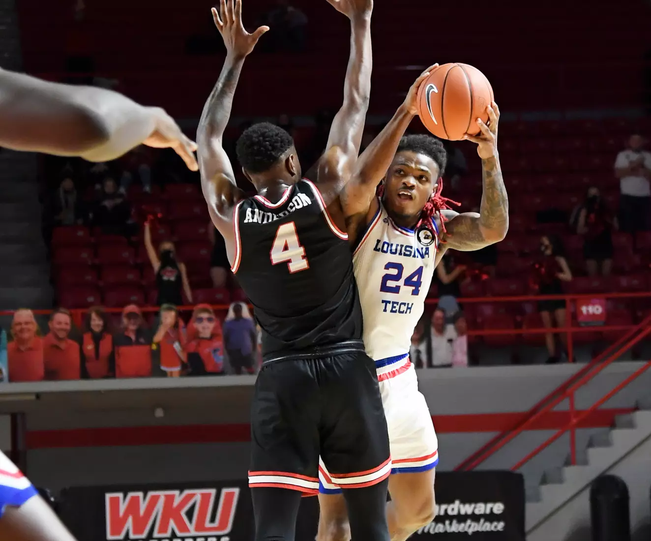 La Tech Bulldogs at WKU Hilltoppers, on January 9, 2021 at E.A. Diddle Arena in Bowling Green, KY