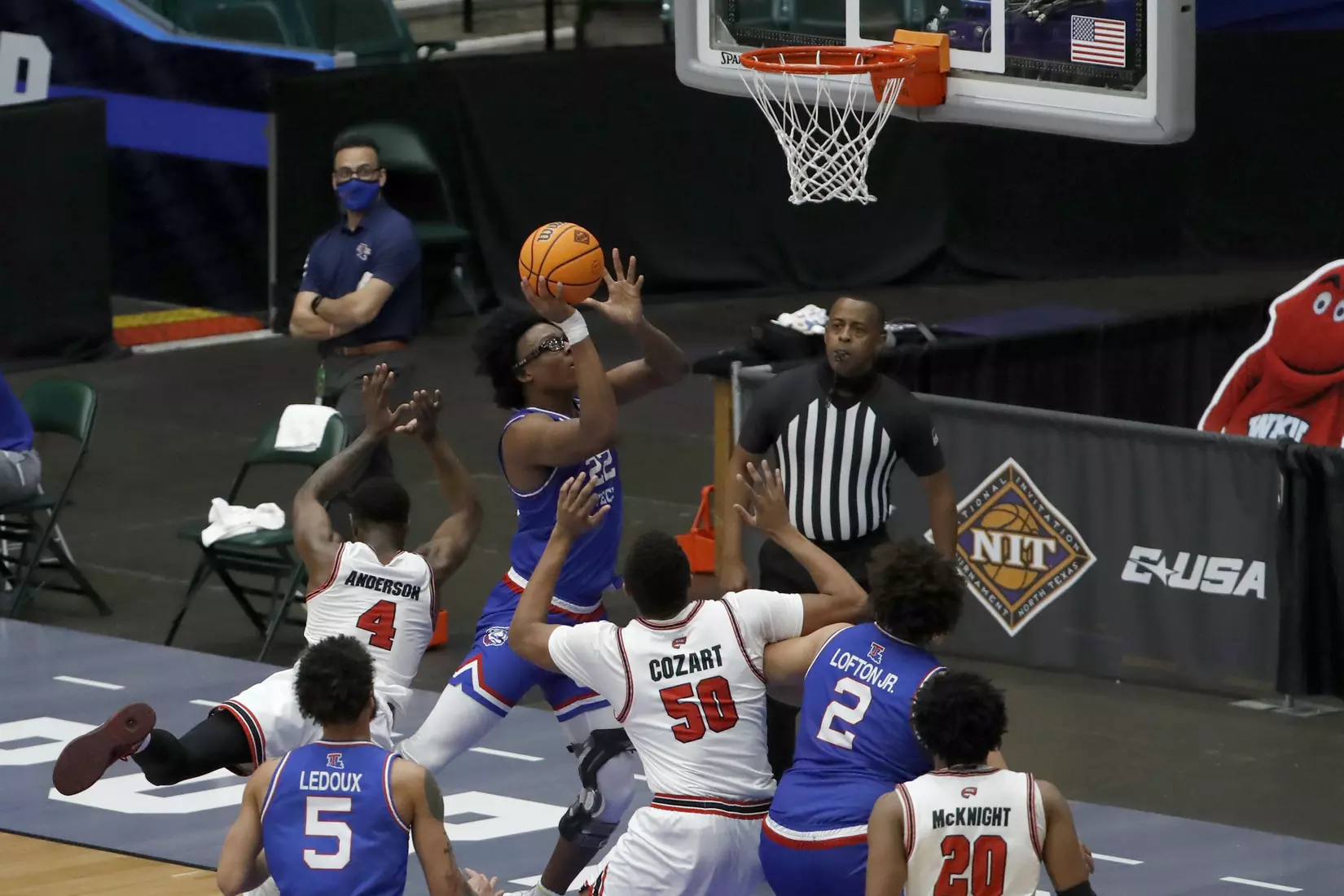 NIT basketball tournament March 25, 2021.