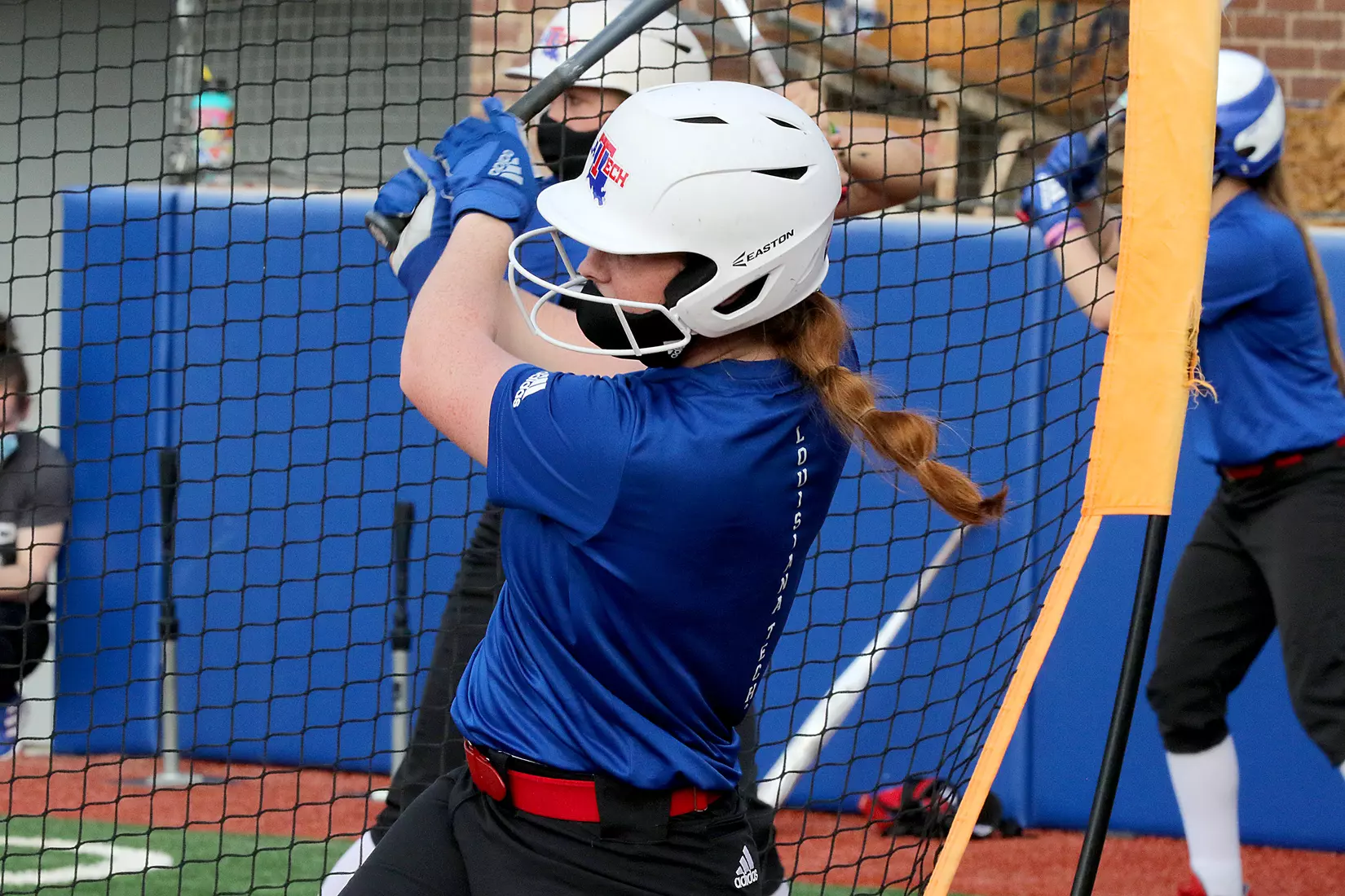 Tech baseball and softball teams practice for first time on their new fields of their new stadia on the Tech campus. The old faclities were destroyed by a 2019 tornado. Photo by TOM MORRIS/Tech Media Relations