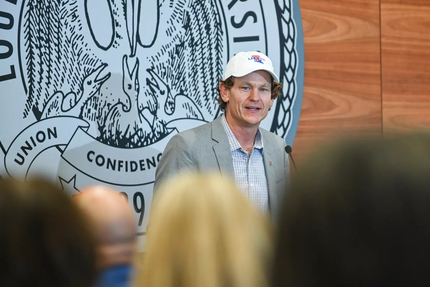 Louisiana Tech University has hired Texas Tech offensive coordinator Sonny Cumbie as our head football coach. Photograph by Emerald McIntyre/Louisiana Tech University.