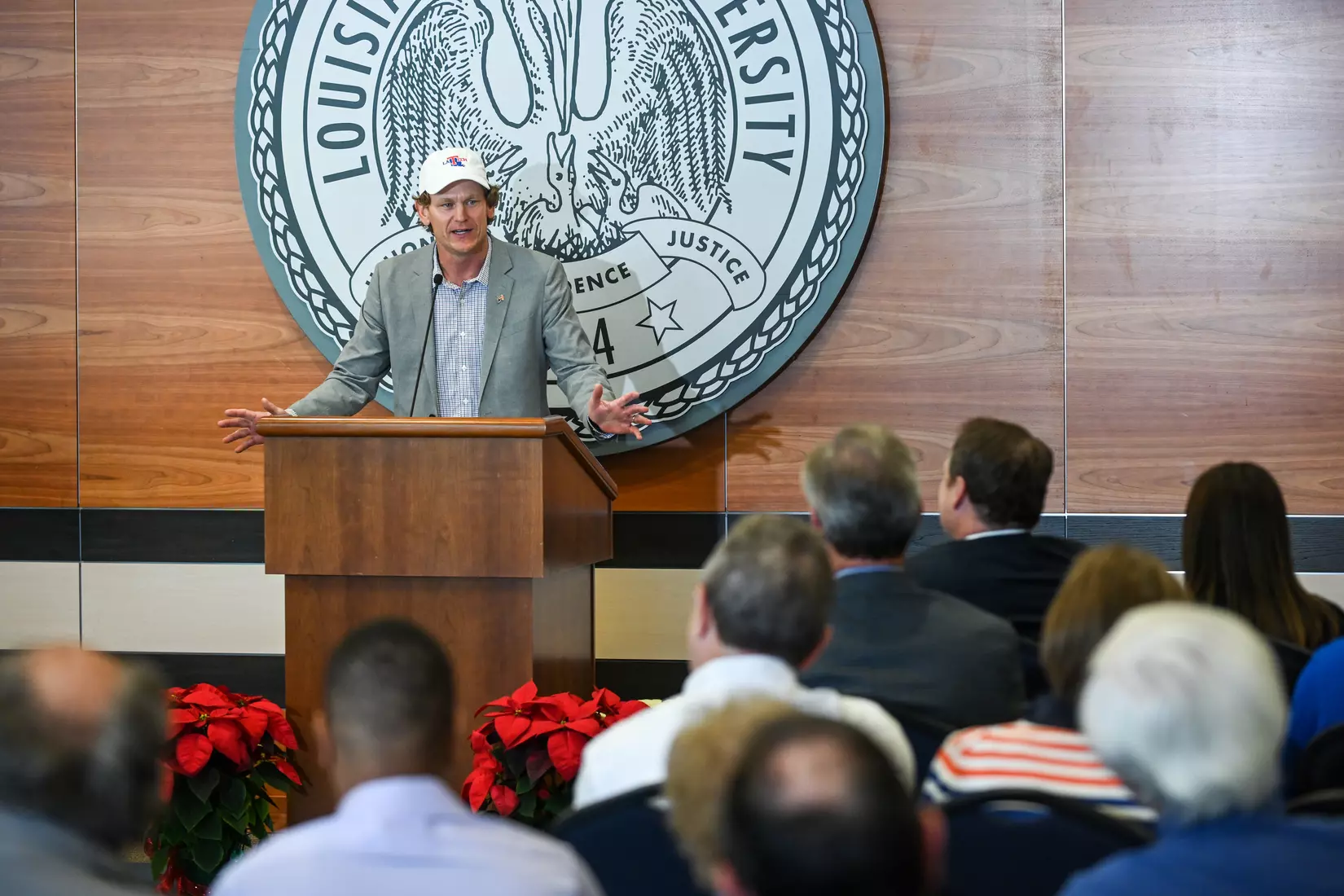 Louisiana Tech University has hired Texas Tech offensive coordinator Sonny Cumbie as our head football coach. Photograph by Emerald McIntyre/Louisiana Tech University.