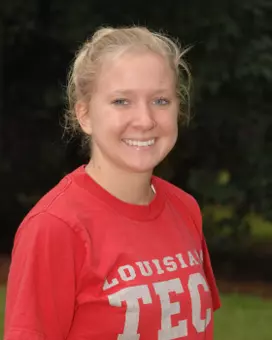 Chelsea Dressle led LA Tech for the second consecutive meet.
