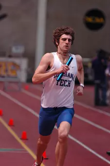 Senior distance runner Kinsey Dinnel ranks first in the WAC in the one mile run.