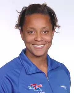 Senior thrower Nadia Alexander owns both the indoor and outdoor school records in the shot put.