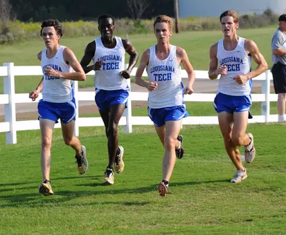 The LA Tech men's cross country team dominted the Northwestern State Invitational, placing six runners in the top eight.