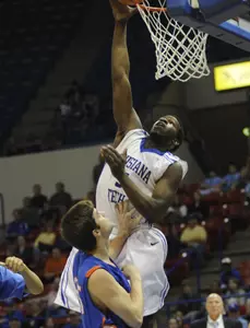 Junior forward Olu Ashaolu scored 10 points against New Mexico State.