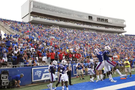Bulldog Football vs Northwestern State, Saturday, 09/2/2017, Joe Aillet Stadum, Ruston, Louisiana, Louisiana Tech University, (photo by Donny J Crowe), Copyright:Louisiana Tech University.All Rights Reserved.(dcrowe@latech.edu) 318-257-4854 Fan
