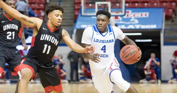Bulldog Basketball vs Union, Thursday, 11/1/2018, Thomas Assembly Center, Ruston, LA, Louisiana Tech University, photo by Donny Crowe, Copyright:Louisiana Tech University.All Rights Reserved.(dcrowe@latech.edu) 318-257-4854, Content intended for editorial use only. Additional clearances may be required.