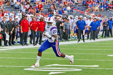 College football played at Ladd-Peebles Stadium, Mobile, Ala., 2018Sept1. TOM MORRIS Photo/LATechSportsPix.com. c.2018. Louisiana Tech University Foundation. ALL RIGHTS RESERVED. No screenshots allowed. For Editorial Use Only.