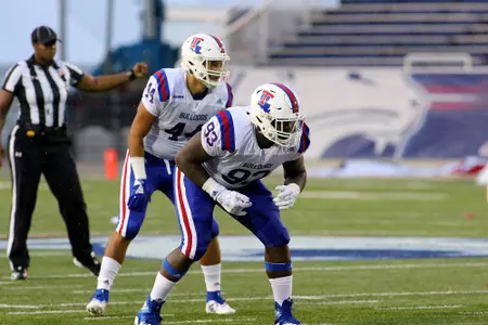 College football played at Ladd-Peebles Stadium, Mobile, Ala., 2018Sept1. TOM MORRIS Photo/LATechSportsPix.com. c.2018. Louisiana Tech University Foundation. ALL RIGHTS RESERVED. No screenshots allowed. For Editorial Use Only.