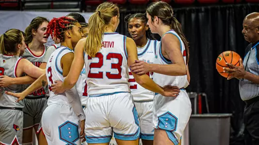 WBB Huddle vs. Illinois State at UNLV