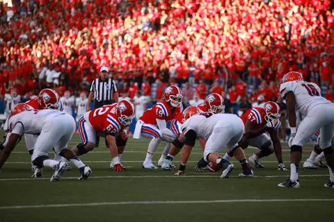 Bulldog Football vs UTEP, Saturday, 10/4/2014, Ruston, LA, photo by TOM MORRIS, Copyright:Louisiana Tech University Foundation .All Rights Reserved.(teemo@aol.com) 318.237.3030