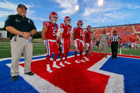 Louisiana Tech Bulldogs host UT-El Paso Miners in a C-USA college football game at Joe Aillet Stadium, Ruston, La. 1Oct2016. ALL RIGHTS RESERVED. c.2016.Louisiana Tech University Foundation. TOM MORRIS photo/LATechSportsPix.com. (318.237.3030)TOM MORRIS/The News-Star