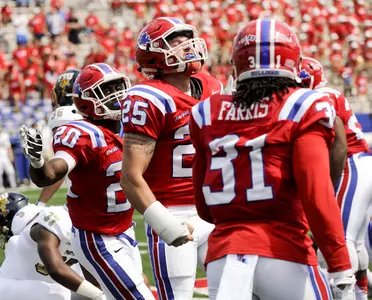 Bulldog Football vs FIU, Saturday, 9/26/2015, Ruston, LA, photo by Donny J Crowe, Copyright:Louisiana Tech University.All Rights Reserved.(dcrowe@latech.edu) 318-257-4854