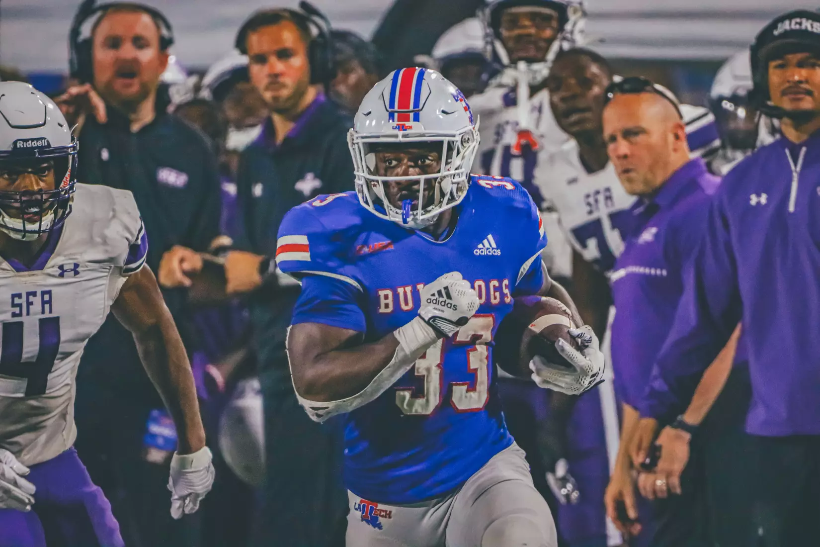 LA Tech defeats Stephen F. Austin, 52-17, in 2022 home opener