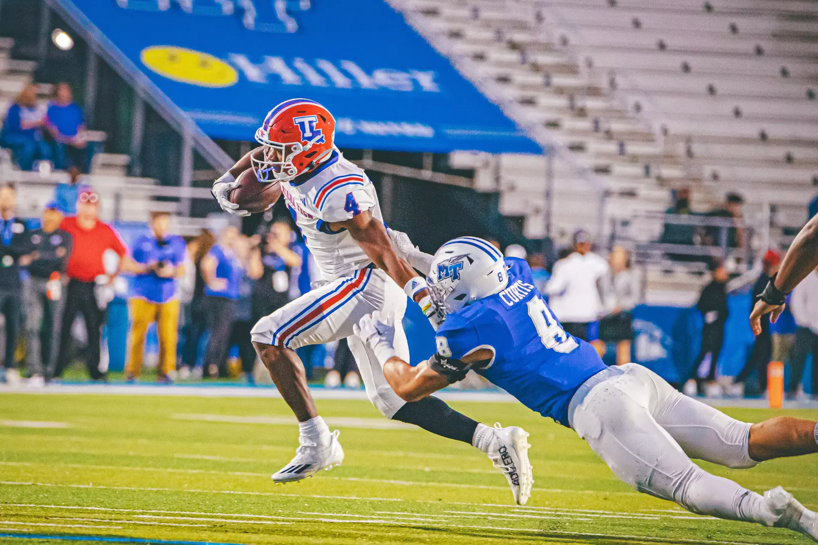 Bulldogs versus Blue Raiders