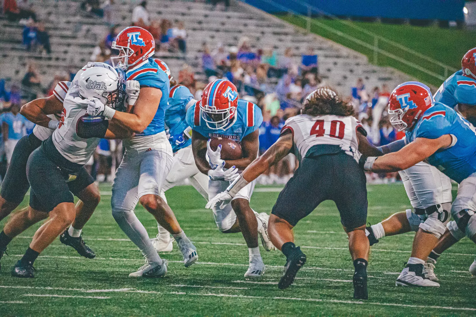 Bulldogs battle Aggies on Tuesday night