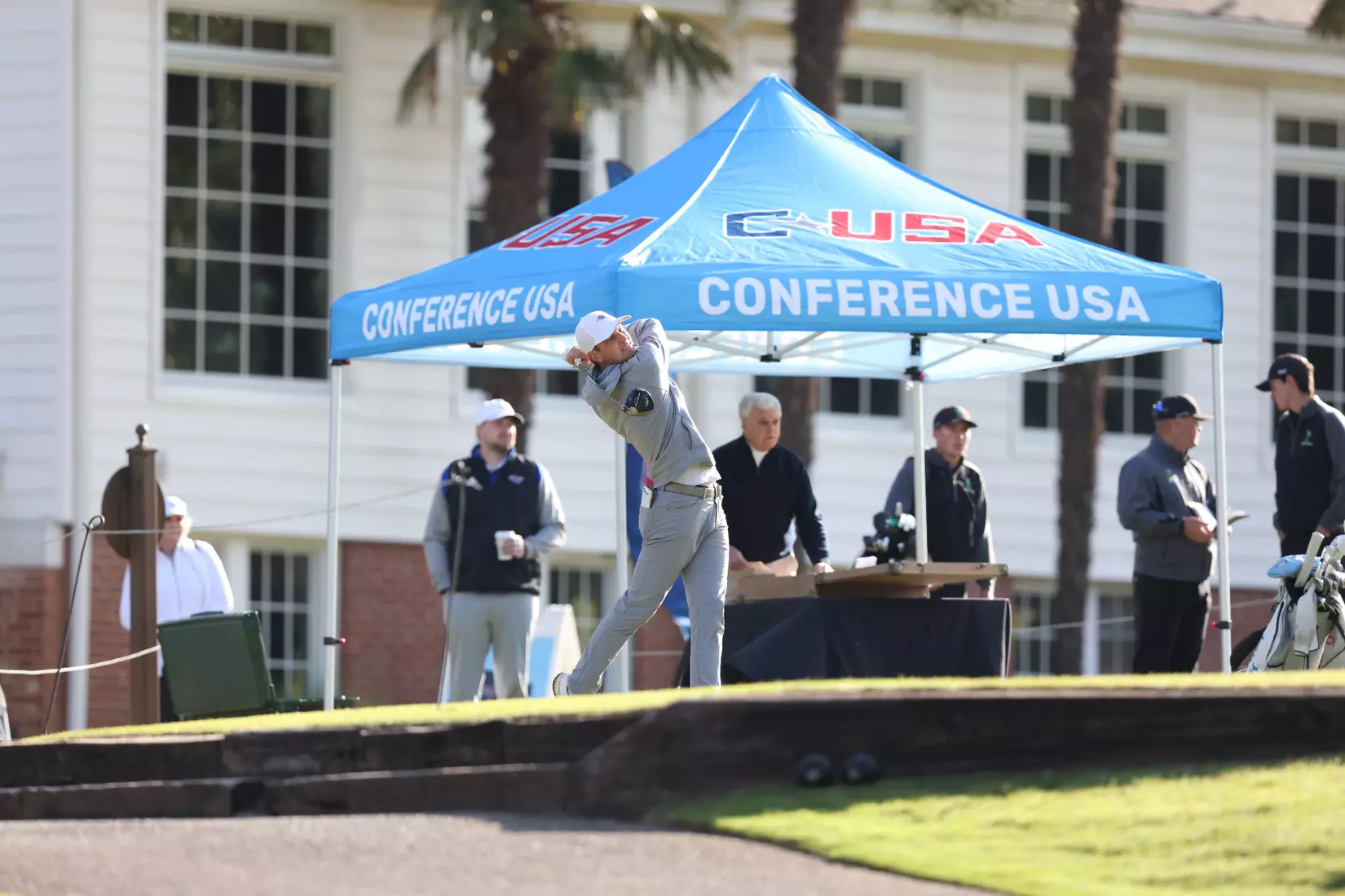 Round 1 of 2023 C-USA Men's Golf Championship Photo credit -- John Bunch, Conference USA