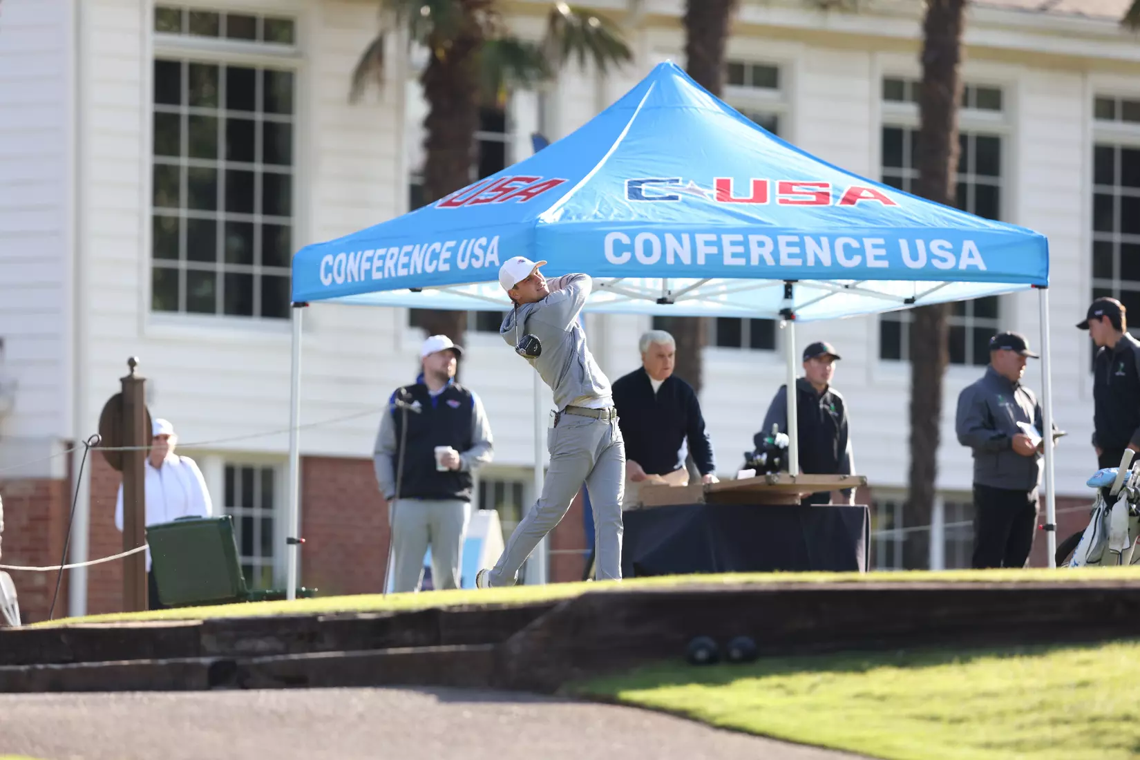 Round 1 of 2023 C-USA Men's Golf Championship Photo credit -- John Bunch, Conference USA