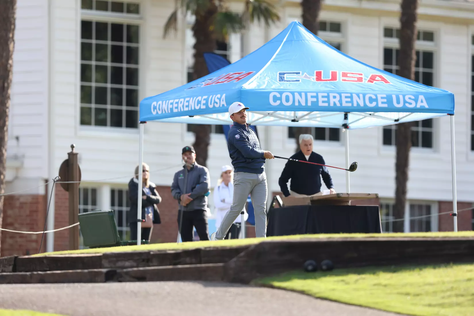 Round 1 of 2023 C-USA Men's Golf Championship Photo credit -- John Bunch, Conference USA