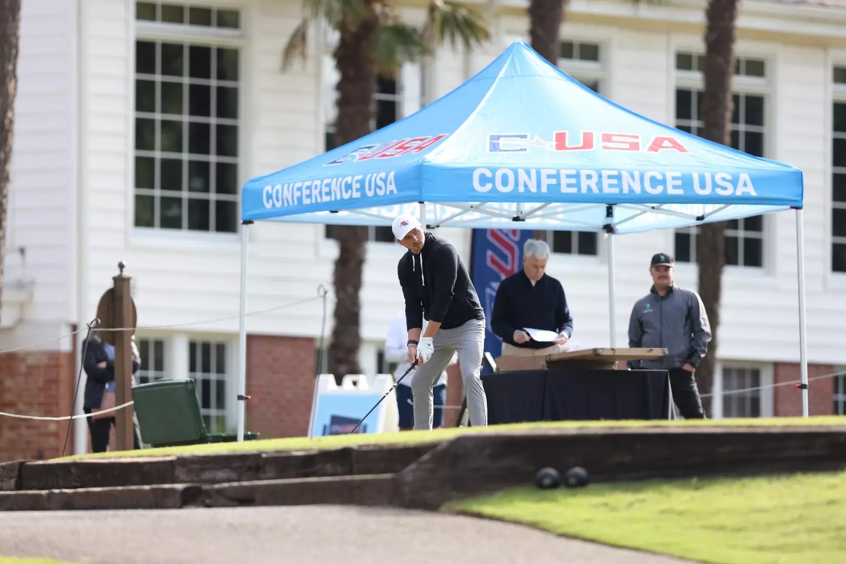 Round 1 of 2023 C-USA Men's Golf Championship Photo credit -- John Bunch, Conference USA